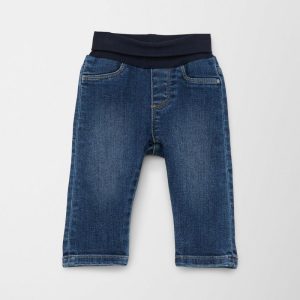 Jeans mit weichem Rippbund
