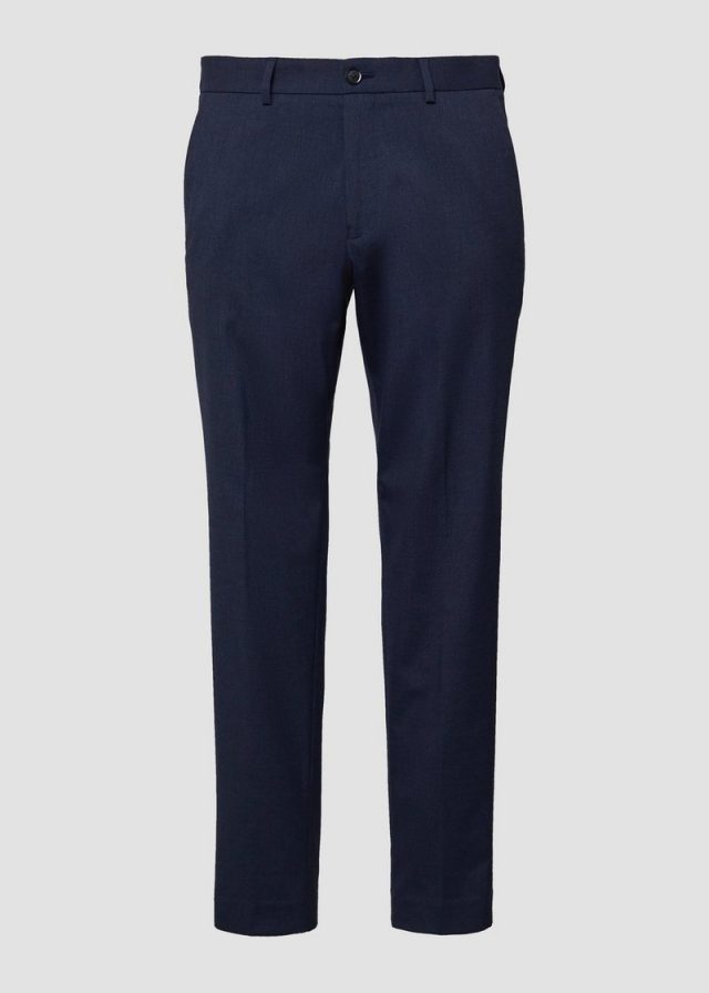 s.O PURE: Anzughose in Woll-Optik