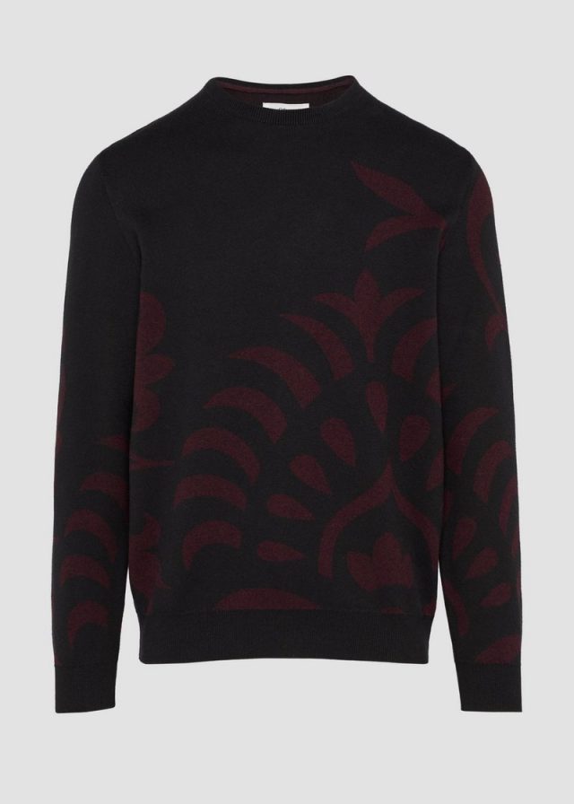 Strickpullover mit Jacquard-Muster