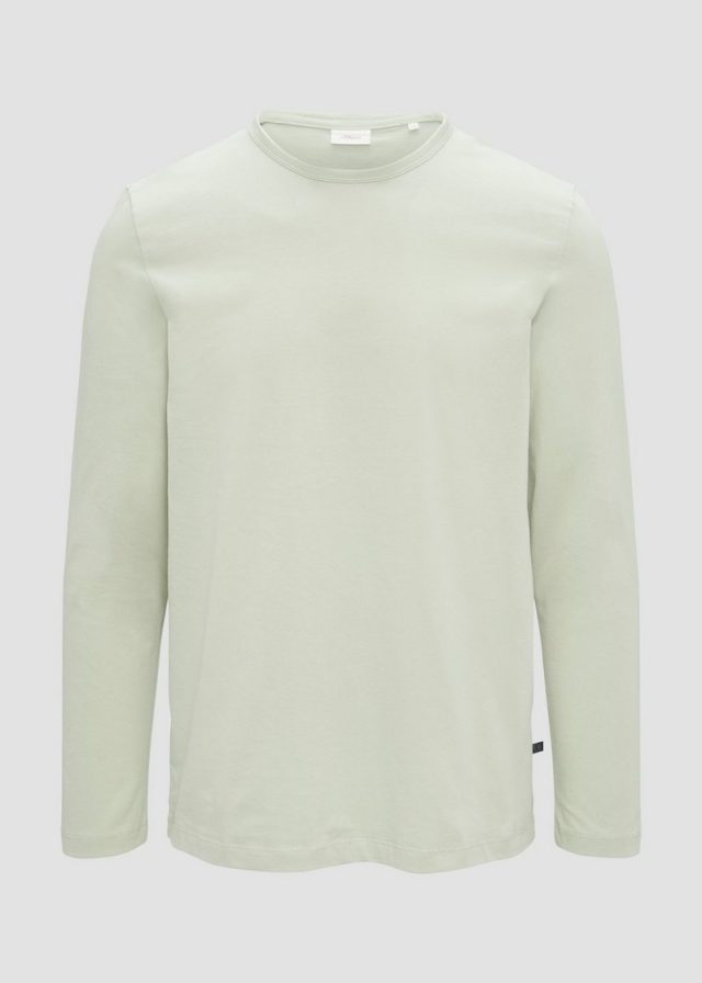 Softes Langarmshirt aus Baumwolljersey