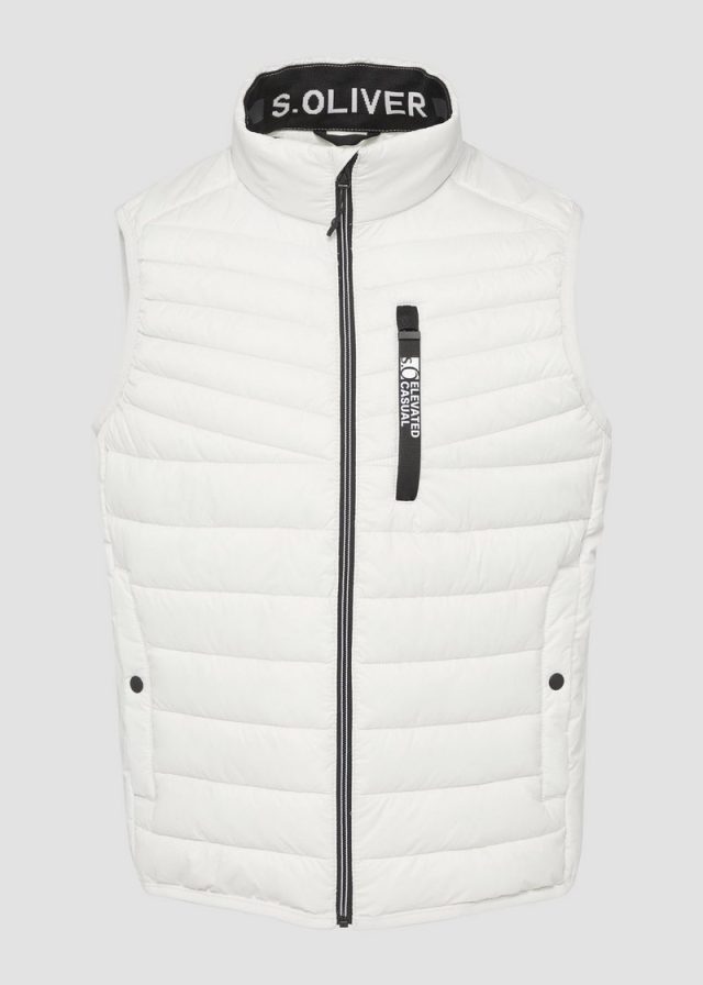 Sportive Steppweste mit Kontrastdetails | 360° Circular Vision