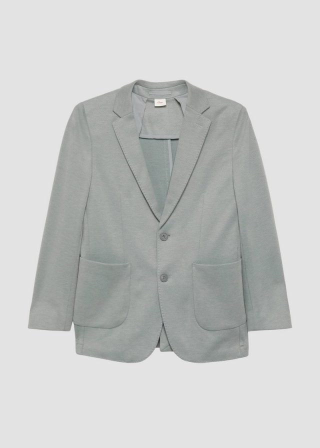 Festliches Sakko mit aufgesetzten Taschen