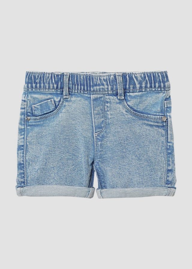 Jeans-Shorts / Mid Rise / Elastikbund
