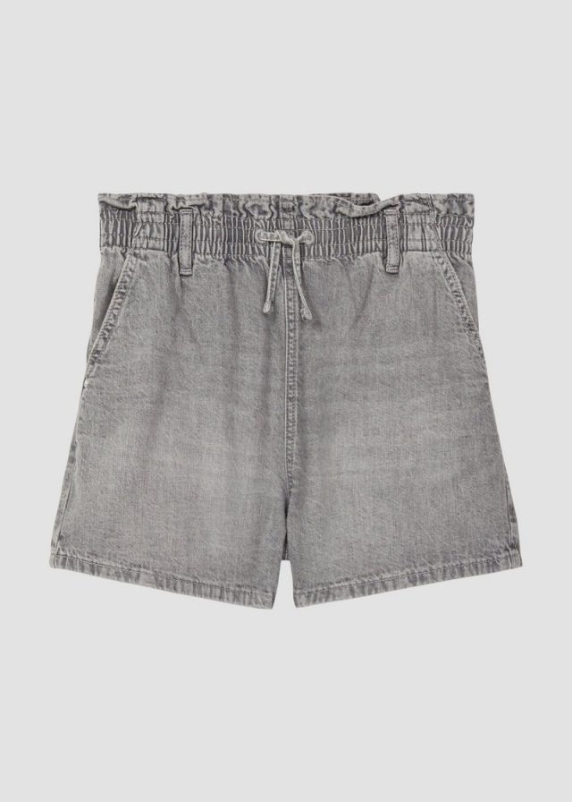 Jeans-Shorts im Loose Fit mit Wide Leg