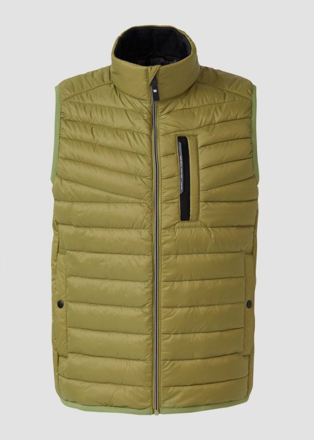 Leichte Steppweste mit sportiven Kontrastdetails | 360° Circular Vision