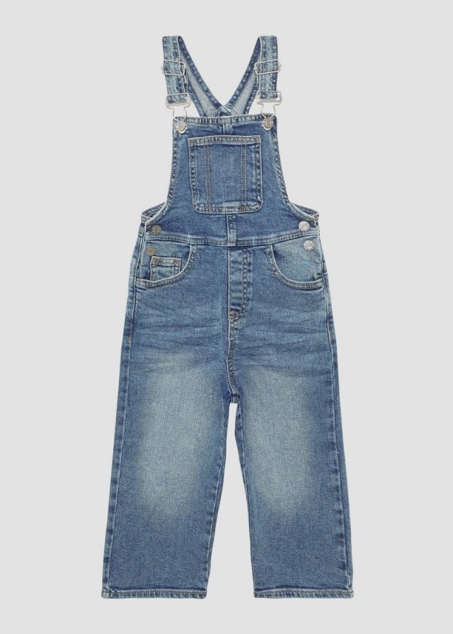 Unisex Jeans-Latzhose im Relaxed Fit