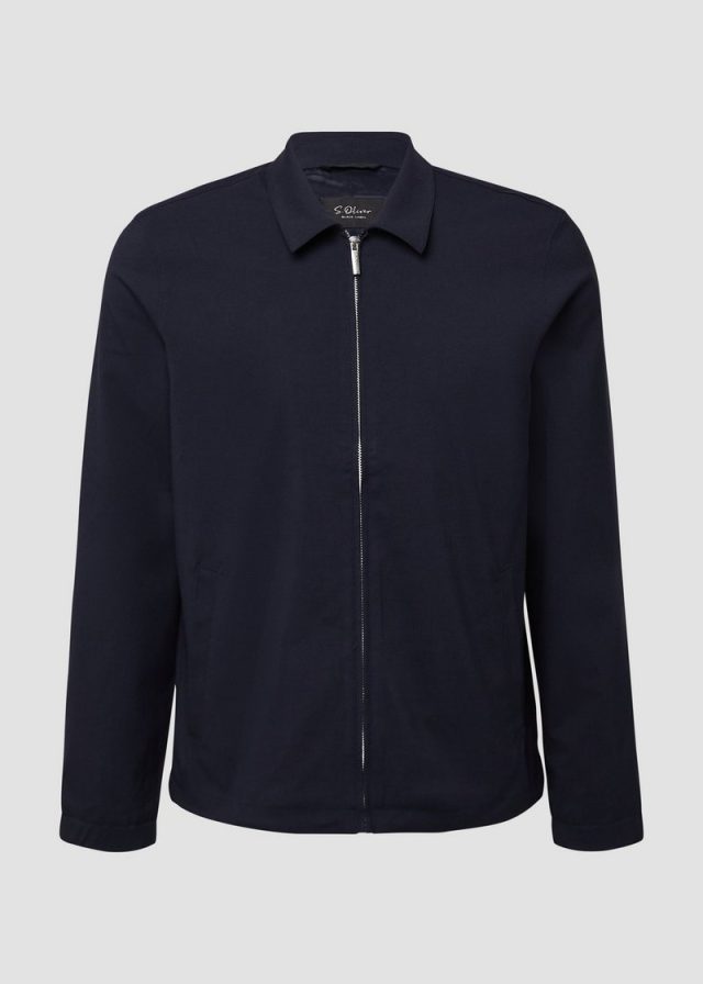 Leichtes Overshirt aus Stretchgewebe