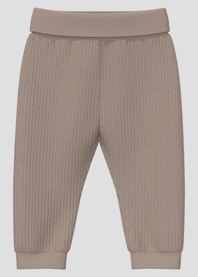 Weiche Unisex Cord-Jogpants mit Umschlagbund