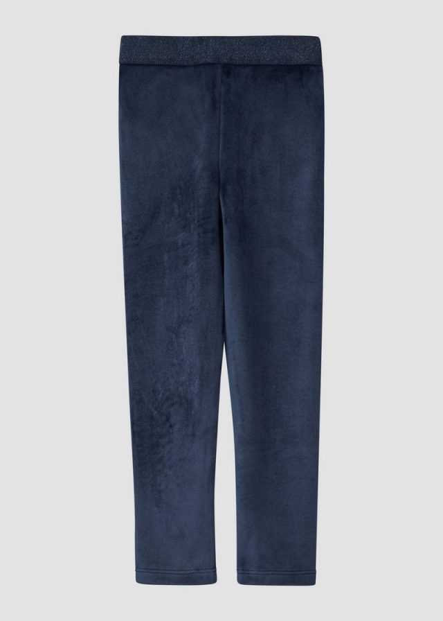 Wärmende Samt-Leggings mit Glitzerbund