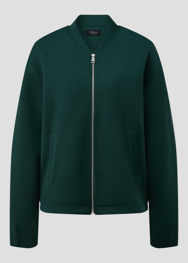 Relaxed Blouson aus Scuba