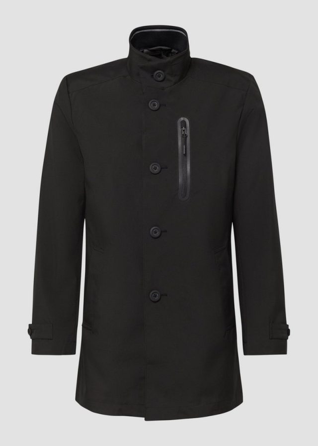 Wasserabweisender Outdoor-Mantel mit Stehkragen