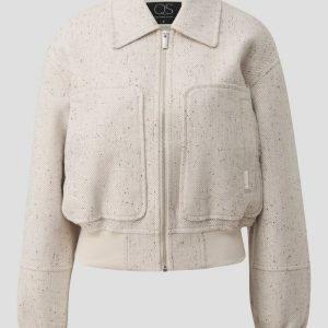 Blouson in Wolloptik