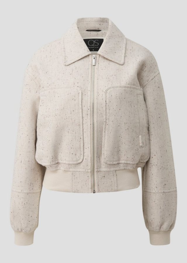 Blouson in Wolloptik