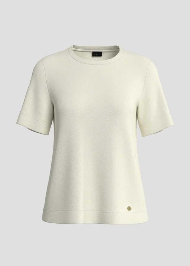 T-Shirt aus merzerisierter Baumwolle im Relaxed Fit