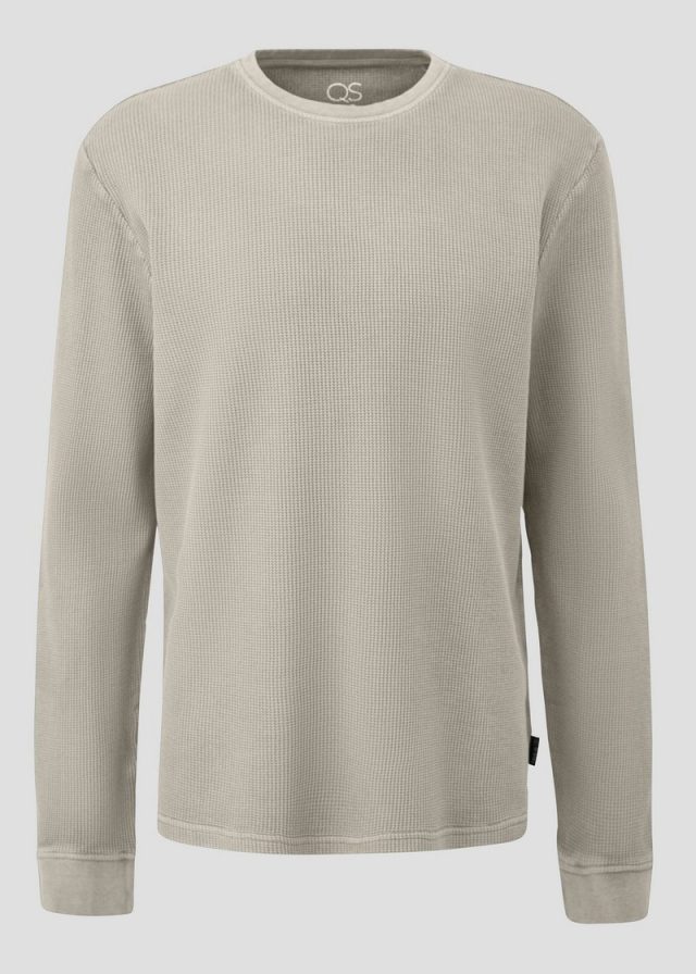Longsleeve aus Strukturjersey