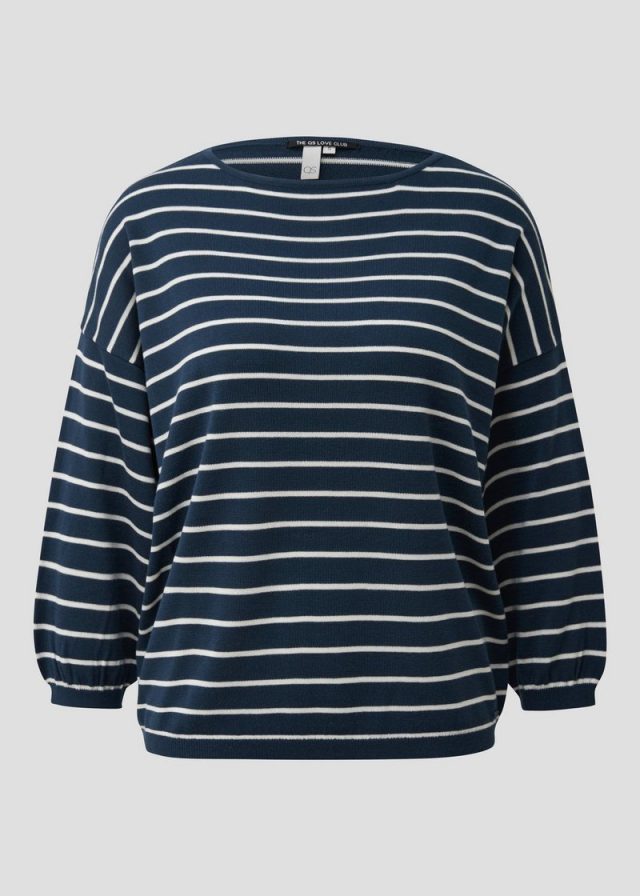 Leichter Strickpullover aus Viskosemix