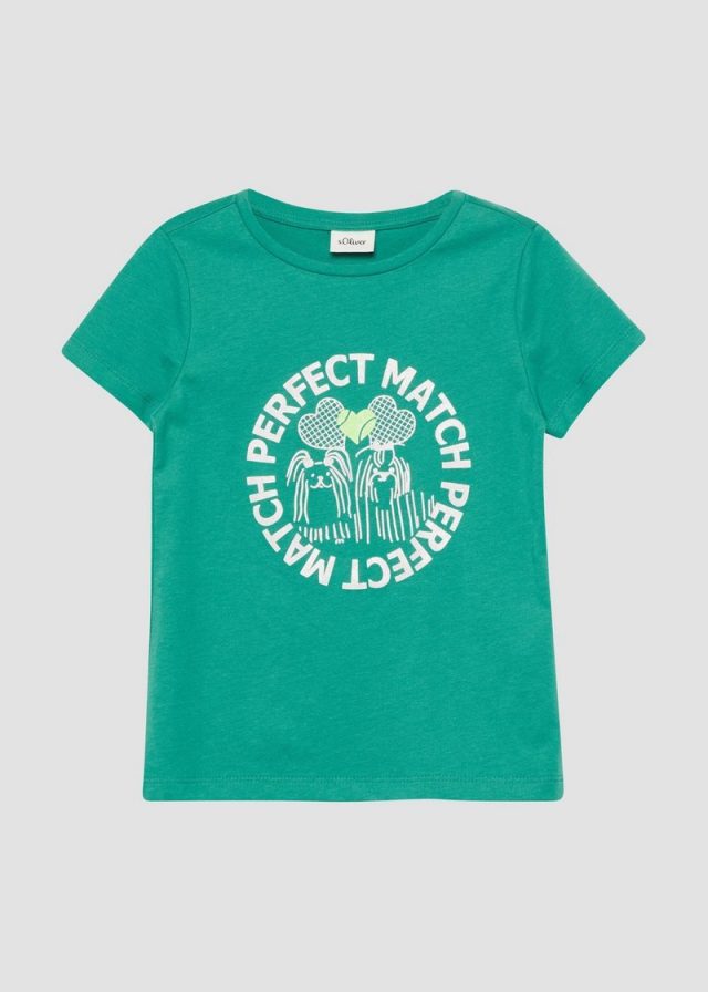 T-Shirt mit Glitzerprint-Varianten