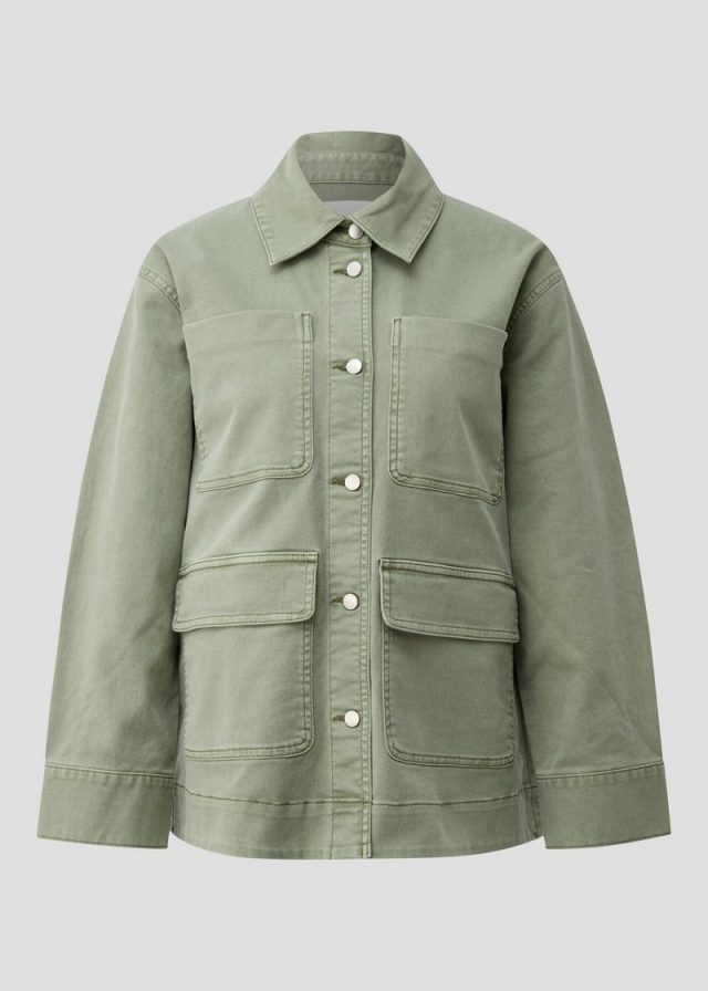 Overshirt aus Twill im Relaxed Fit