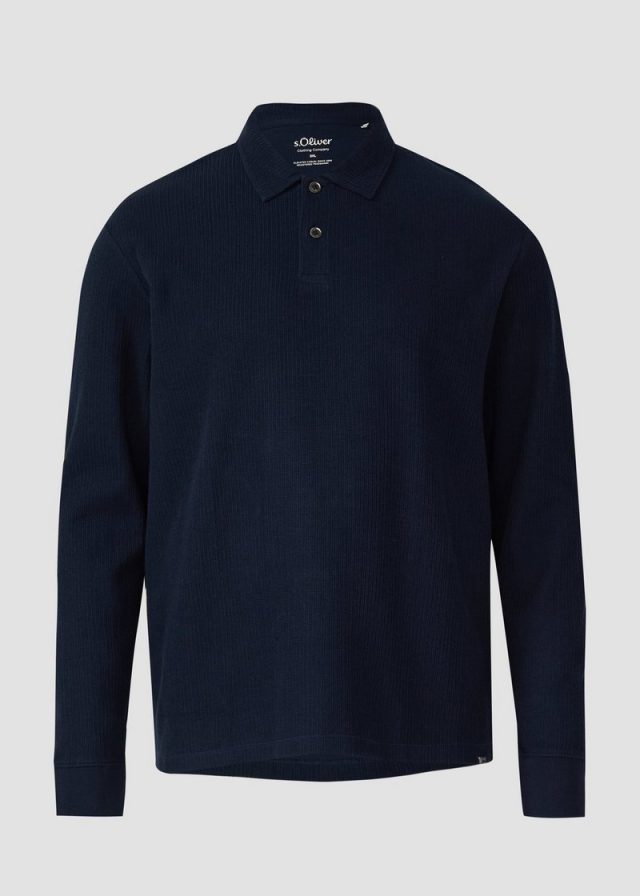 Baumwoll-Poloshirt im Relaxed Fit