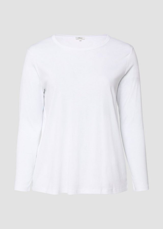 Basic Longsleeve aus Baumwolle
